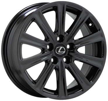17" Lexus NX200 NX300 Black Chrome wheels rims Factory set 74326