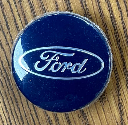 2 1/8" Ford Edge, Escape, Fiesta, Focus, Fusion Blue Center Cap #BE8Z1130A set