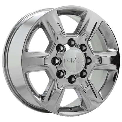 20" Silverado 2500 3500 SRW Bright Chrome wheels rims Factory OEM 5803 EXCHANGE