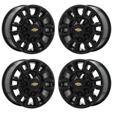 Load image into Gallery viewer, EXCHANGE 17&quot; GMC Sierra Silverado 2500 3500 SRW Black Wheels Rims Factory 5948
