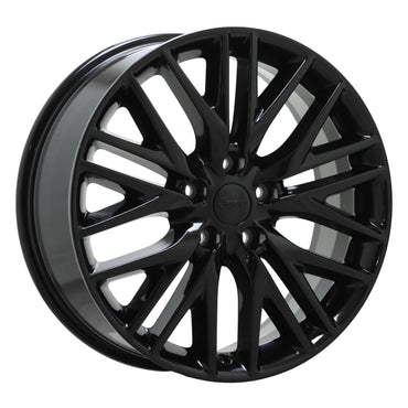 20" Jeep Grand Cherokee Gloss Black wheels rims Factory OEM set 9170