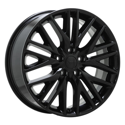 20" Jeep Grand Cherokee Gloss Black wheels rims Factory OEM set 9170