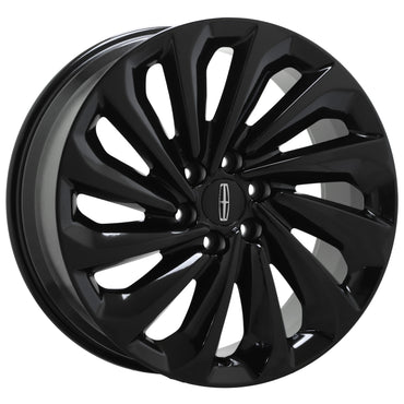 22" Lincoln Navigator Gloss Black wheels rims Factory OEM set 10254