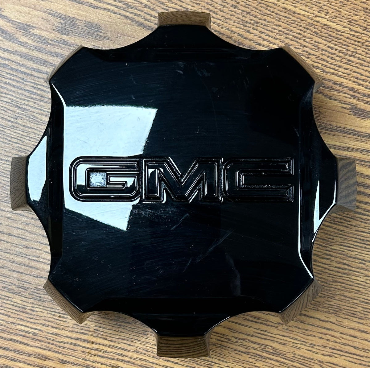 7" GMC Sierra 2500, 3500 OEM Black Center Cap #23378308 set