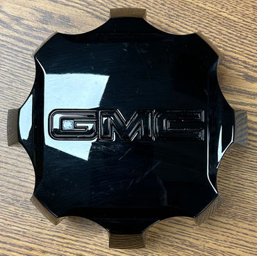 7" GMC Sierra 2500, 3500 OEM Black Center Cap #23378308 set