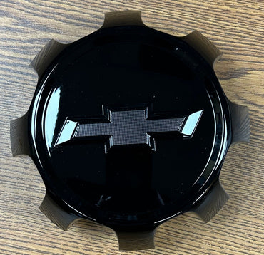 7" Chevrolet Silverado 2500, 3500 Gloss Black OEM Center Cap 23378307 Set