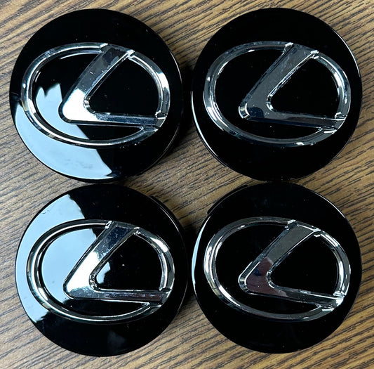 2 1/2" Lexus ES350, GS F, GS Turbo, GS200t GS350 Black Center Cap 4260353110 set