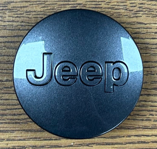 2 1/2"  Jeep Cherokee, Grand Cherokee Dark Charcoal Center Cap 1LB77LSTAC x1