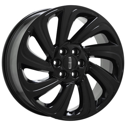 22" Lincoln Navigator Gloss Black wheels rims Factory OEM set 10497 EXCHANGE