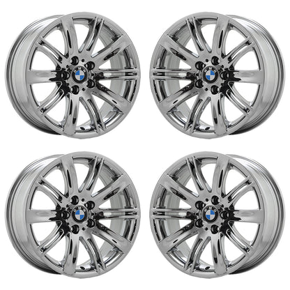 18" BMW 645i, 650i Bright Chrome Factory OEM wheels rims 59488 59490 EXCHANGE