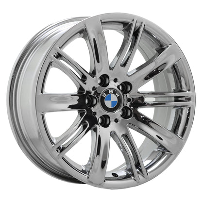 18" BMW 645i, 650i Bright Chrome Factory OEM wheels rims 59488 59490 EXCHANGE