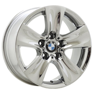 EXCHANGE 17" BMW 528 535 550 640 650 PVD Chrome wheels rims OEM set 71402