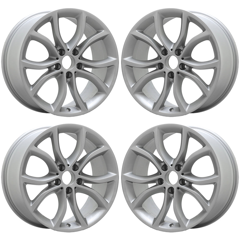 19" BMW X6 Silver Factory OEM wheels rims set 86262 86261