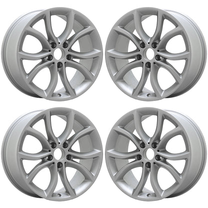 19" BMW X6 Silver Factory OEM wheels rims set 86262 86261