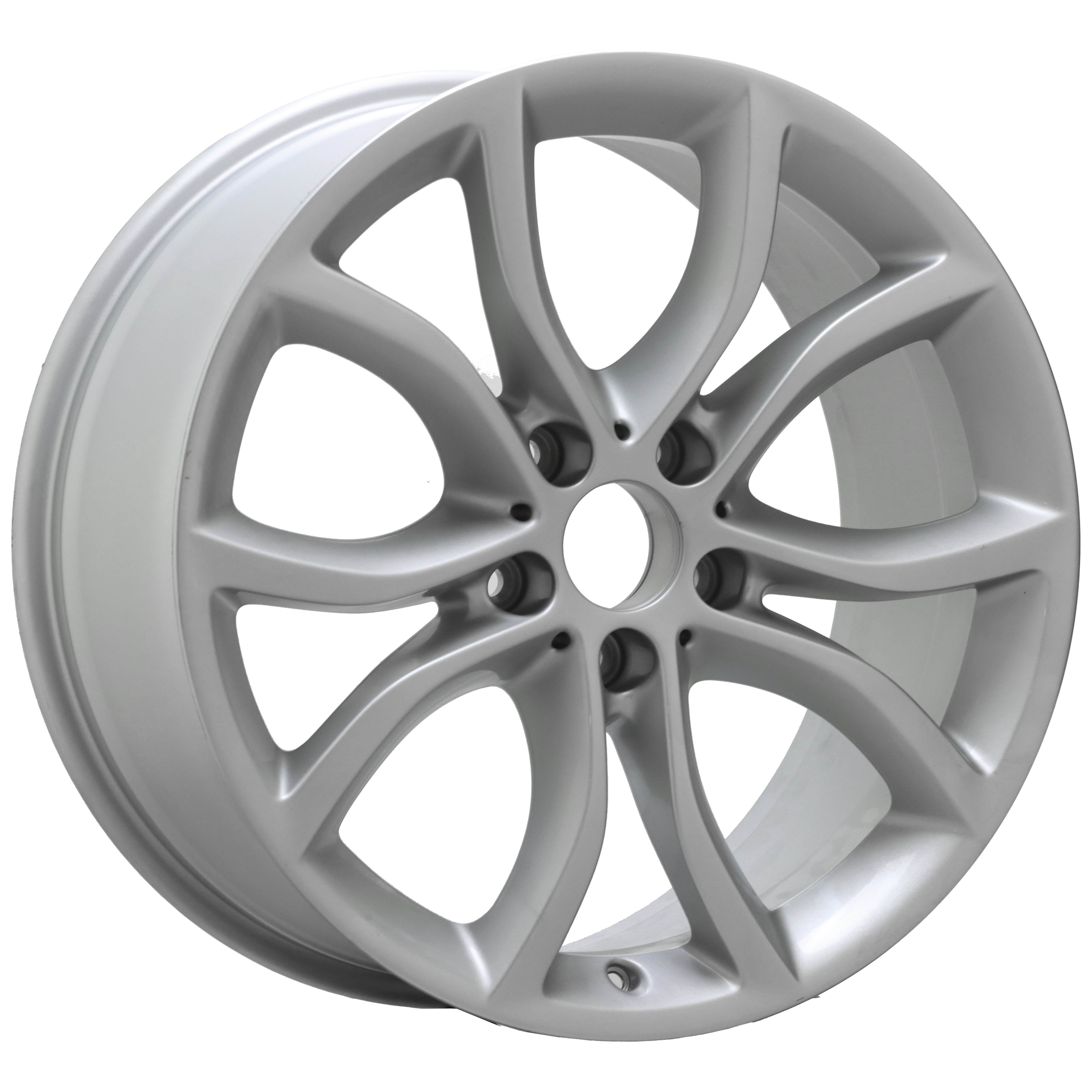 19" BMW X6 Silver Factory OEM wheel rim single 86262 (Front)