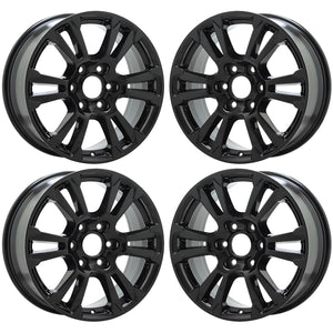 18" Ford F150 Gloss Black wheels rims Factory OEM set 10001 EXCHANGE