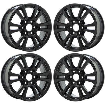 18" Ford F150 Gloss Black wheels rims Factory OEM set 10001 EXCHANGE
