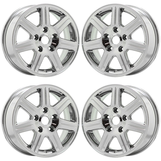 16" Chrysler Town Country Bright Chrome wheels rims Factory OEM set 2330
