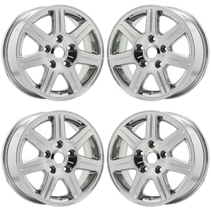 16" Chrysler Town Country Bright Chrome wheels rims Factory OEM 2330 EXCHANGE