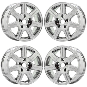 16" Chrysler Town Country PVD Chrome wheels rims Factory OEM set 2330