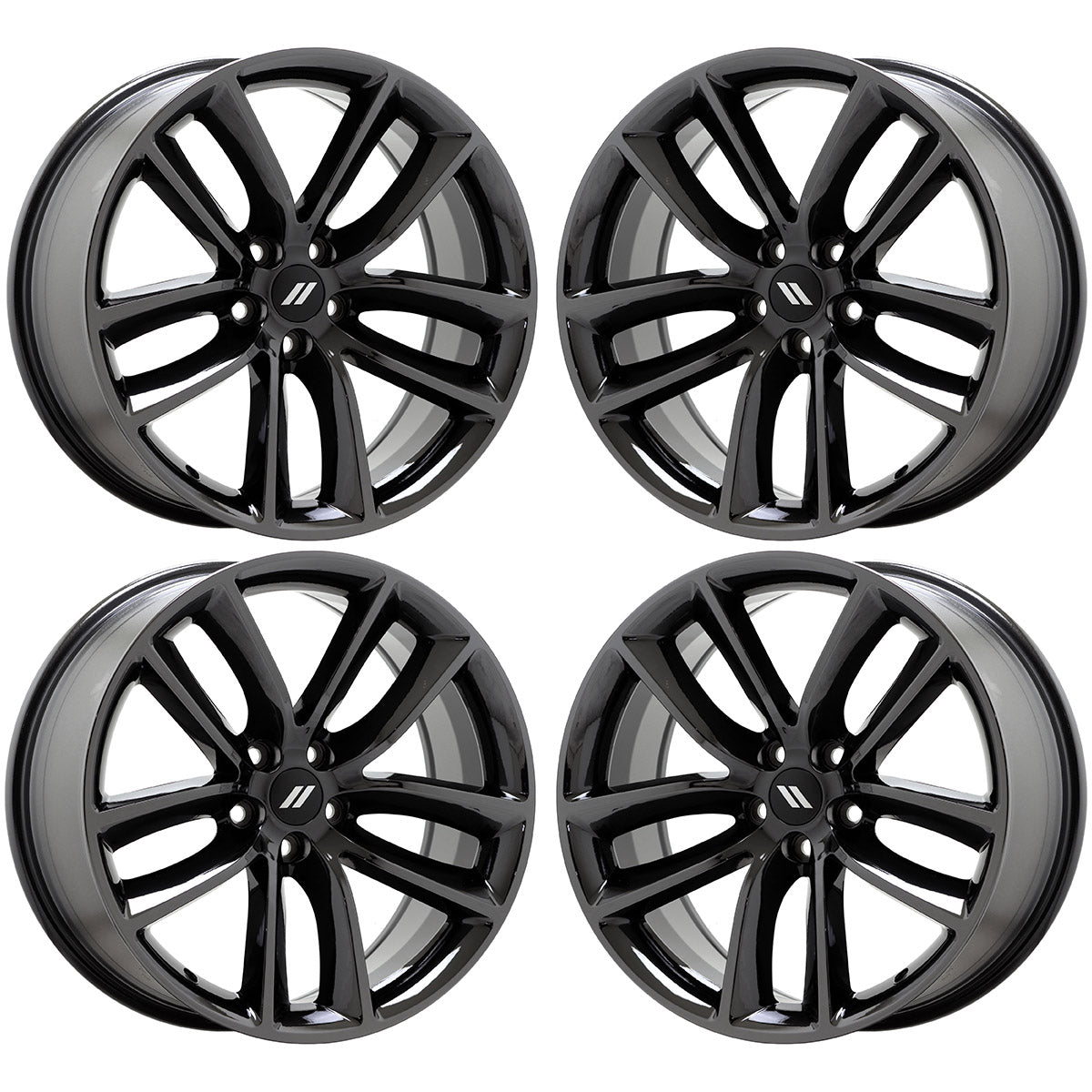 20" Dodge Charger Black Chrome wheels rims Factory OEM set 2526 2653 EXCHANGE