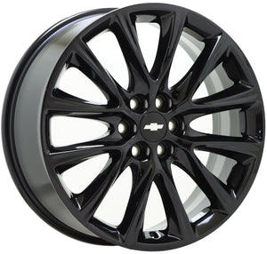 20" GMC Acadia Buick Enclave Gloss Black wheels rims Factory OEM set 5852 4155