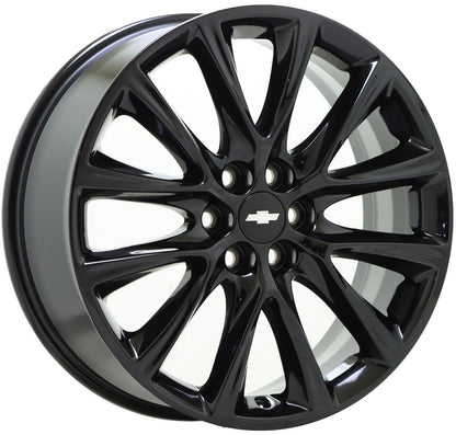20" Chevrolet Traverse Blazer Gloss Black wheels rims OEM set 5852 4155 EXCHANGE