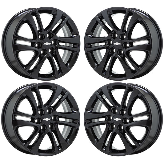 18" Buick Enclave Gloss Black wheels rims Factory OEM set 5850