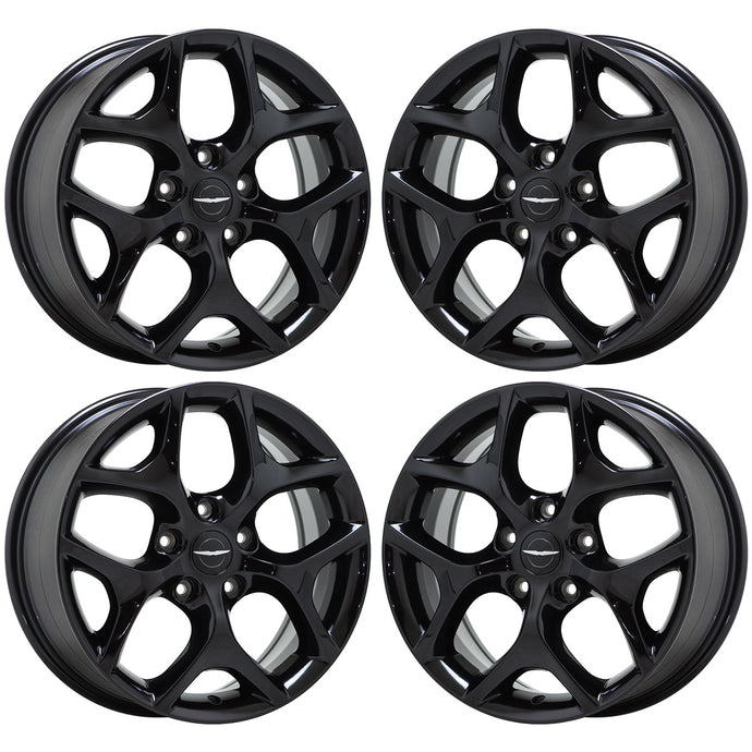 Chrysler Premium Factory OEM Wheels Rims Stock Replacement Chrome Black ...