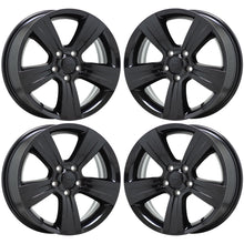 Load image into Gallery viewer, 17&quot; Jeep Compass Patriot Black wheels rims Factory OEM set 2380
