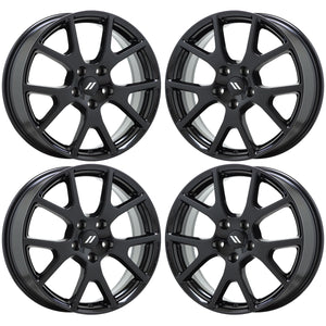 19" Dodge Journey Grand Caravan Gloss Black wheels rims OEM set 2422 EXCHANGE