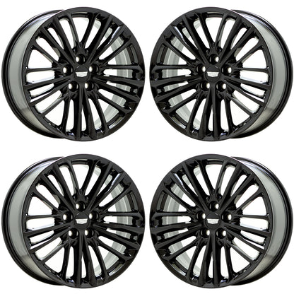 20" Cadillac CT6 Gloss Black wheels rims Factory OEM set 4829 EXCHANGE