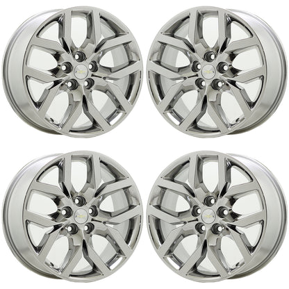 19" Chevrolet Impala Bright Chrome wheels rims Factory OEM set 5613