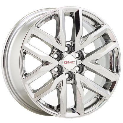 18" GMC Acadia 2017-2022 Bright Chrome wheels rims Factory OEM set 5798 5797