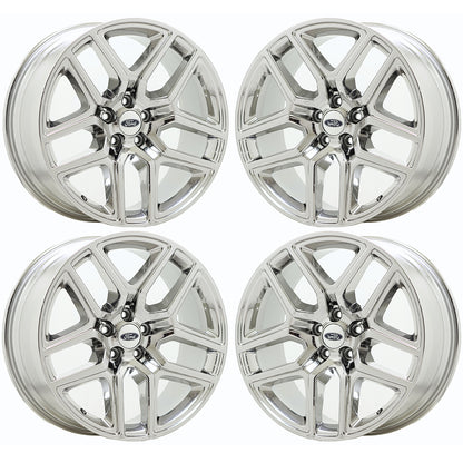 20" Ford Explorer Bright Chrome wheels rims Factory OEM set 10061 EXCHANGE