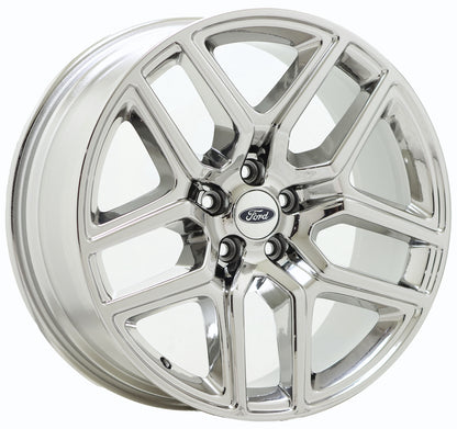 20" Ford Explorer Bright Chrome wheels rims Factory OEM set 10061 EXCHANGE