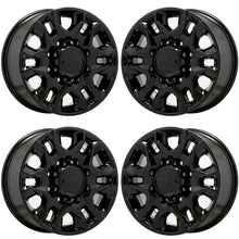Load image into Gallery viewer, 18&quot; Chevrolet Silverado 2500 3500 Black wheels rims Factory OEM set 5959
