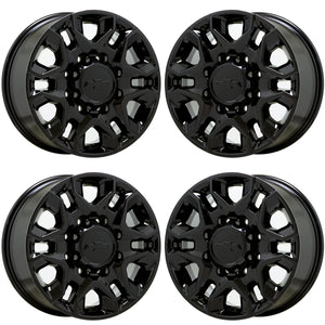 18" Chevrolet Silverado 2500 3500 Black wheels rims Factory OEM set 5959