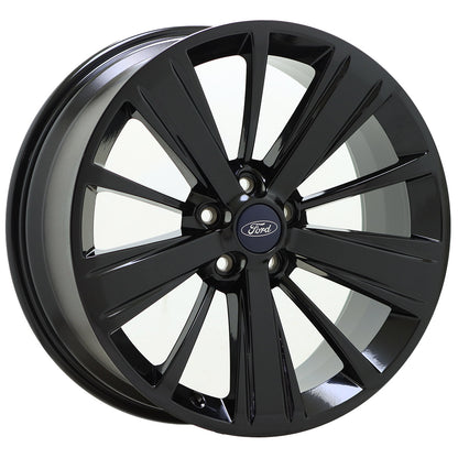 20" Ford Explorer Gloss Black wheels rims Factory OEM set 10183 EXCHANGE