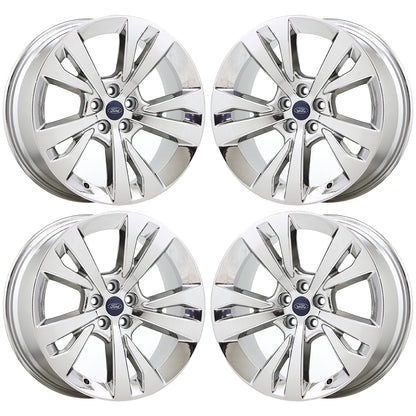 20" Ford Explorer Bright Chrome wheels rims Factory OEM set 10267