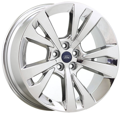 20" Ford Explorer Bright Chrome wheels rims Factory OEM set 10267 EXCHANGE