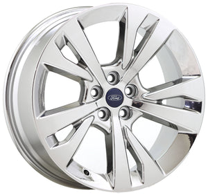 20" Ford Explorer PVD Chrome wheels rims Factory OEM set 10267