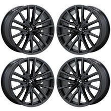 Load image into Gallery viewer, EXCHANGE 22&quot; BMW X5 M PVD Black Chrome wheels rims Factory OEM set 86471 86474
