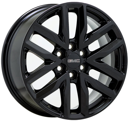 18" GMC Acadia 2017-2022 Gloss Black wheels rims Factory OEM set 5798 5797