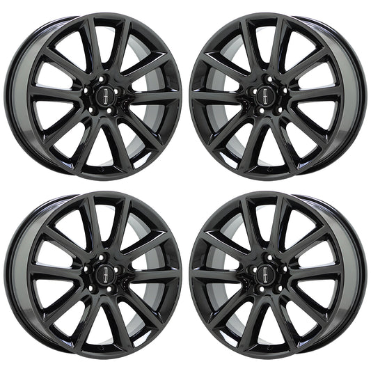 19" Lincoln MKZ Black Chrome wheels rims Factory OEM set 3953 EXCHANGE