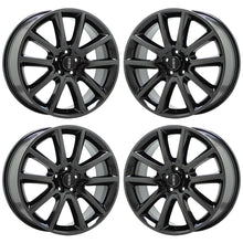 Load image into Gallery viewer, 19&quot; Lincoln MKZ Black Chrome wheels rims Factory OEM set 3953 EXCHANGE
