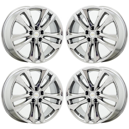19" Chevrolet Malibu Bright Chrome wheels rims Factory OEM set 5857 5895
