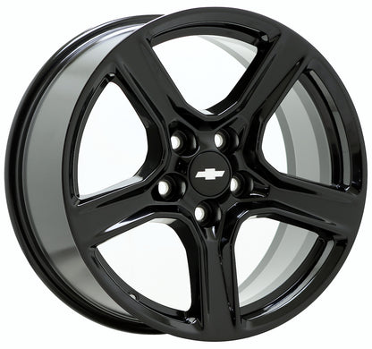 18" Chevrolet Camaro Gloss Black wheels rims Factory OEM set 5758 EXCHANGE