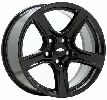 18" Chevrolet Camaro Gloss Black wheels rims Factory OEM set 5758