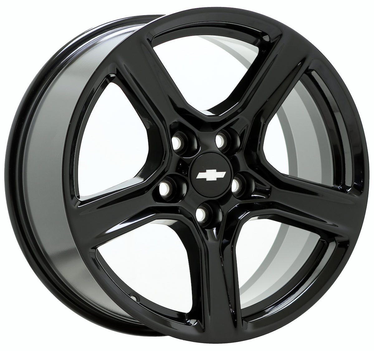 18" Chevrolet Camaro Gloss Black wheels rims Factory OEM set 5758